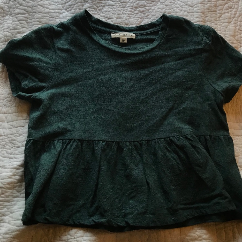 Cropped babydoll Pacsun top